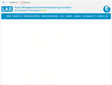Tablet Screenshot of lasengg.com